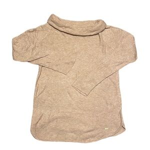 Calvin Klein Tan Turtle Neck Long Sleeve Sweater‎